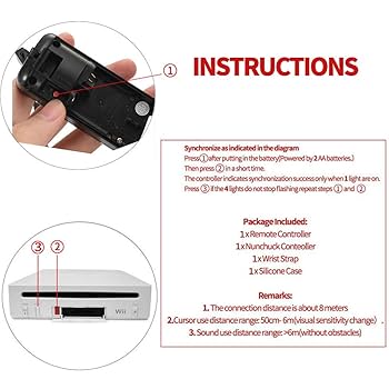 Amazon.co.jp: NC Wii リモコン ヌンチャク コントローラー